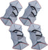 Happyyami Portable Crawfish Trap and Lobster Cast Net 4pcs, Foldable Mesh Crab