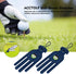 Golf Glove Holder Stretcher, 2PCS Durable Glove Support Frame Dryer Shaper Tool for Sports Gloves Maintenance, Blue