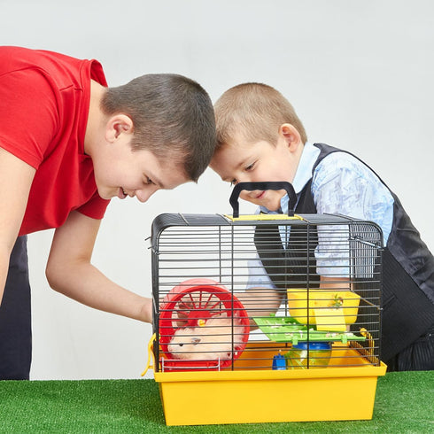 10pcs Replacement Crate Handles, Plastic Cage Handle for Pet Carrier, Hamster, Chinchilla, Rabbit Cage