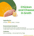 Almo Nature HQS Natural Chicken with Cheese, Grain Free, Additive Free, Adult Cat Canned Wet Food, Shredded