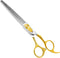 HASHIMOTO Thinning Shears for Dogs | 46 Teeth, 7.0 inch | 30% Thinning Rate | Lightweight and Balanced