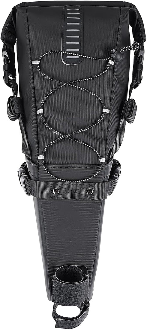 KEMIMOTO 13L Bike Saddle Bag - Waterproof Large Capacity Adjustable Cycling Storage Accessories