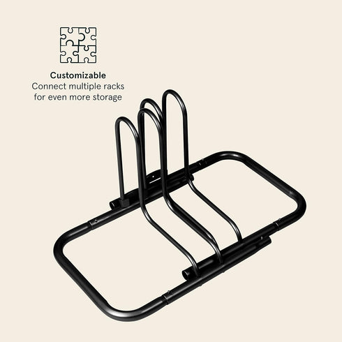 Retrospec Stash Rack, 2, 4 & 5 Bike Floor Stand Bicycle Storage Organizer for Mountain & Road Bikes