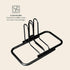 Retrospec Stash Rack, 2, 4 & 5 Bike Floor Stand Bicycle Storage Organizer for Mountain & Road Bikes
