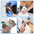 LXUEJIE 4 360-Degree Pcs Pet Toothbrush for Puppy, Small Dog and Cat Soft Toothbrush Pet Teeth Cleaning Kit (Blue