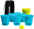 Franklin Sports Bucketz Pong Game, Perfect Tailgate and Beach Game, Includes 12 Buckets and 3 Balls