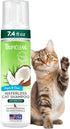 TropiClean No Rinse Waterless Cat Shampoo, Dandruff Treatment, Moisturizing Dry Shampoo, Aqua de Coco Scent