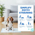 100Pcs 13 18 inche Pee Pad Dog, * Small pet Changing pad, Puppy Potty Training Pet Pads, Super Absorbent & Leak-Free