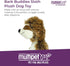 (10") Multipet Bark Buddies Sloth Dog Plush Toy - Squeaky Dog Toy for All Dogs - Extra Soft Plush Dog Toy - Stuffed