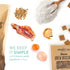 CRAFTED BY HUMANS LOVED BY DOGS Beef Broth Brew Biscuit Dog Treats - 5 oz Bag