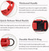 Tactical Dog Collar, Adjustable Military Nylon Collar with Control Handle and Quick-Release Metal Buckle for Dogs, Red M