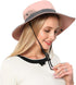 Women Safari Sun Protection Bucket Hat, Breathable Wide Brim Beach Outdoor Summer Hat (22"-23")