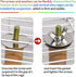 Sarpulo 360 Finches Bird Stand Perch Toy,Parrot Interactive Rotating Toy,Bird Stand Perch Toy for Small Medium