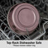Loving Pets Bella Dog Bowls, Stainless Steel Dog & Cat Bowls, Spill Proof Dog Food Bowl, Large 35-65 lbs, Grape