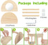 Cubolar Pine Chicken Perch with Mirror, Strong Chick Jungle Gym Roosting Bar, Chicken Toys for Coop and Brooder