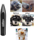 Dog Clippers, Cordless Electric Pet Trimmer for Small Dogs and Cats, Low Noise Grooming Clippers for Trimming Hair