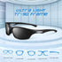 LINVO Polarized Wrap Around Sports Sunglasses for Men Women with UV400 Protection for Running Cycling Fishing Golf