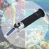 AUTOUTLET Salinity Refractometer for Saltwater Aquarium, 0-100PPT & 1.000-1.070 Salinity Tester Kit