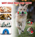 ucho Dog Toys for Aggressive Chewers, Rose Dog Toy for Small Medium Dogs, Interactive Chew Toys for Training