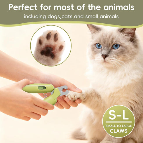 QDCYP Trimmers Dog Nail Clippers,Dog Nail for Small Medium Dogs and Cats - Professional Grooming Tool with Safety Lock