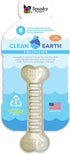 Spunky Pup Clean Earth Recycled Bone, Made in USA from 100% Recycled Water Bottles, Gray