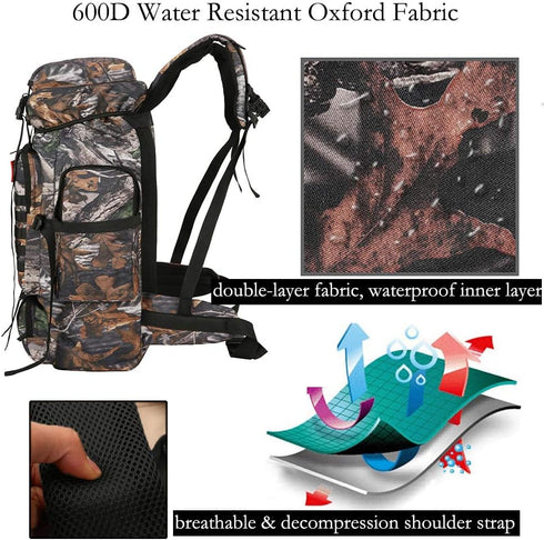 Hiking Backpack for Men 70L/100L Military Rucksack Molle 3 Days Assault Pack for Camping Climbing