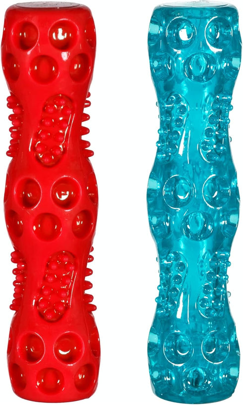 Squeak and Light Up Sticks Dog Toy, Mental & Physical Stimulation, Small, 2 Pack