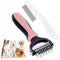 Generic Zoocozy Pet Grooming Combs Kit for Dog Cat, Dog Brush for Shedding,