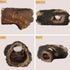 Aquarium Wood Fish Tank Decorations, Resin Fake Logs for Reptile Hide and Fish Cave, Suitable for 20 Gallon Tank