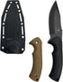 Hunting Survival Knife - 9" Full Tang Fixed Blade Knives with Extra FRN Handle Scales and MOLLE Clip
