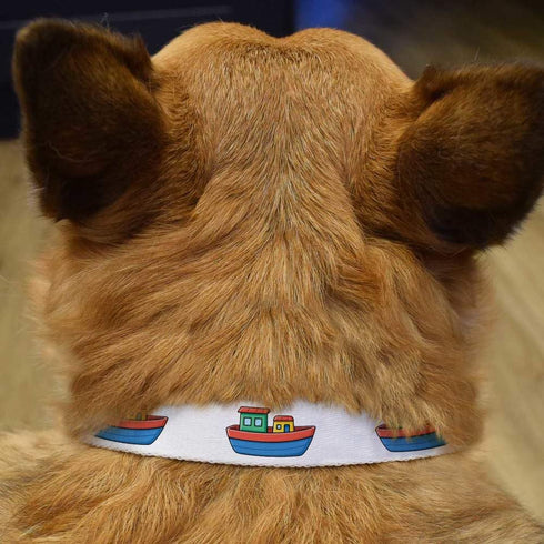 Azeeda (PR00080221) Small 'Toy Boat' Dog Collar