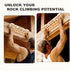 Wooden Hangboard Rock Climbing, Climbing Fingerboard with Mounting Kit for Bouldering, Finger Strength and Pull Up