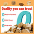 16OZ Just Try Freeze-Dried Dog Treats Mixed Flavors for Dogs & Cats Raw Single Ingredient Chicken,Salmon, Beef