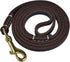 Reopet Genuine Leather Dog Leash, 4 Feet / 5 Feet / 6 Feet for Small & Medium Dogs, Real Leather, Brown