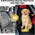 2-Pack 900D Front Seat Cover for Dogs with Side Flaps, Heavy Duty Waterproof Nonslip Dog Car Seat Cover, Scratchproof