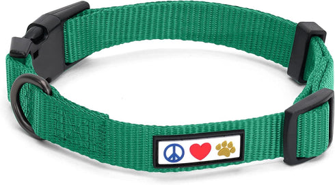 Pawtitas Adjustable Dog Collar for Large Dogs - Heavy Duty Waterproof Collar with Quick-Release Buckle
