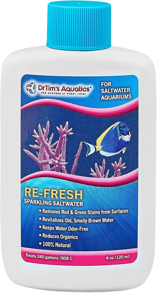 DrTim's Aquatics Dr. Tims Aquatics Saltwater RE-Fresh for Natural Fresh Sparkling Water For Fish