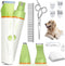 Dog Grooming Clippers Kit with Stainless Steel Scissors and Comb, Low Noise Electric Clippers for Dogs Cats