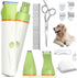Dog Grooming Clippers Kit with Stainless Steel Scissors and Comb, Low Noise Electric Clippers for Dogs Cats