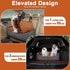 55 lbs 2 2 Large Dog Car Seat for Medium/Large Dog Under - Elevated Booster Car Seat for Small Dogs,Removable