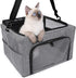 Beelike 15 lbs Dog Cat Car Seat, Collapsible Cat Puppy Car Carrier with Metal Frame, Travel Bag for Small Medium Pet up