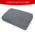 Dog Bed Covers 2 Pack, Soft Plush Replacement Washable, Waterproof Dog Bed Liner Grey, 44x35 Inches, Cover Only