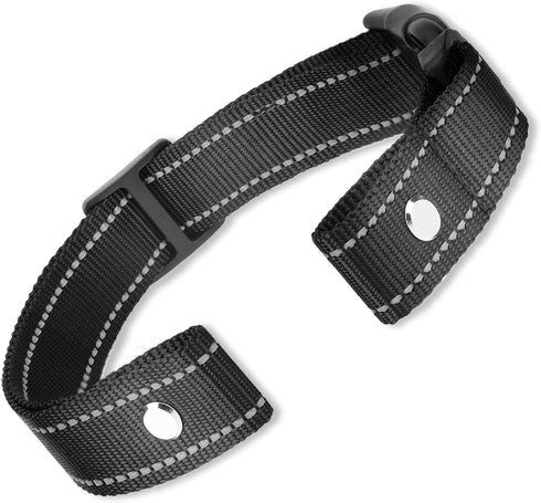 Reflective Collar Replacement Strap for Dog GPS Training Bark Receiver Collars, Heavy Duty for Small Medium Large Dogs