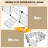 PAWING 20 Panels Small Animal Playpen with Removable Top Cover & Waterproof Mat - Durable Metal Wire Yard Fence