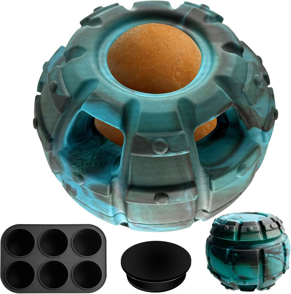 Yipetor Frozen Treat Dispensing Dog Toy - Large Chew Toy, Freezable Fillable
