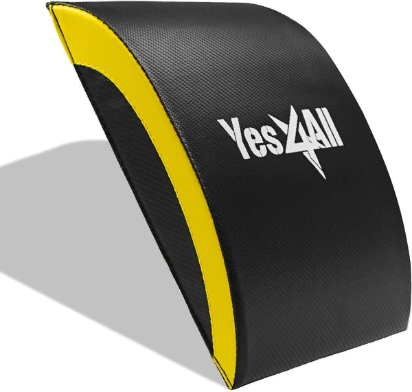 Yes4All Ab Mat Tailbone & No Tailbone Foldable Abdominal Exercise Sit Up Support Pad for Core Training