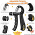 Grip Strength Trainer - Hand Grip Strengthener, Finger Exerciser, Forearm Workout Ring for Muscle Building and Recovery