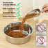 5mm Thick Stainless Steel Dog Bowls, Non-Slip with Silicone Base, 8 Cups Food Grade BPA Free, 2 Pack