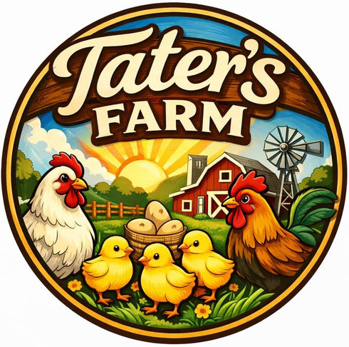 Generic 10+ Premium Fresh & Fertile Chicken Hatching Eggs Rainbow Assortment Mix, Tater's Farm NPIP Certified