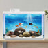 AWERT 36x20 inches Vinyl Undersea Theme Aquarium Background with Colorful Coral and Tropical Fish